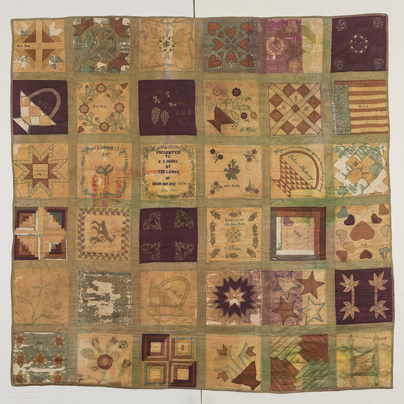 quilt, indian bay, textiles, historic arkansas museum