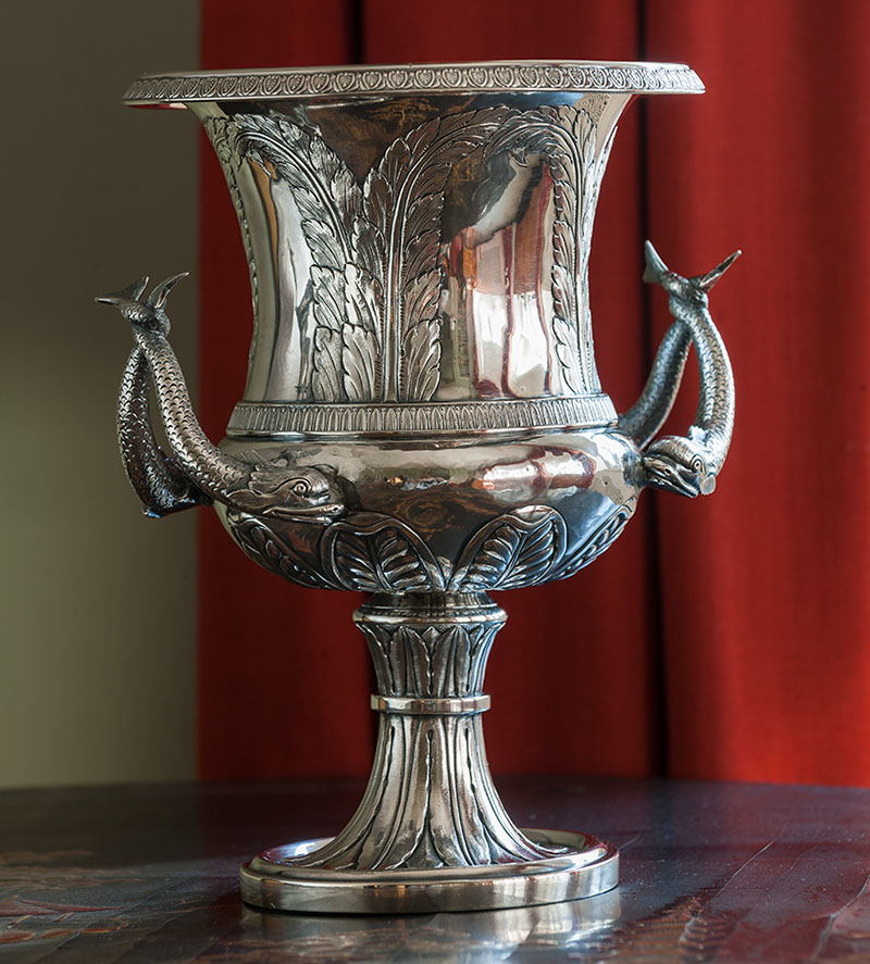 Vase Thomas Fletcher & Sidney Gardiner Philadelphia Andalusia Historic House, Gardens & Arboretum