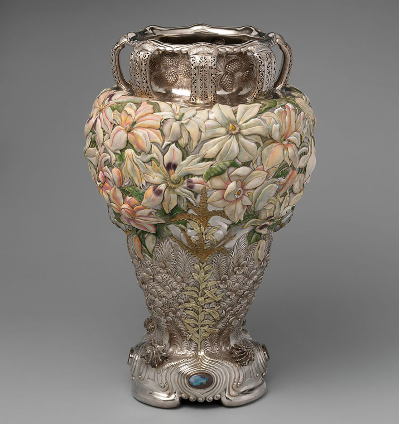 The Magnolia Vase Manufactured by Tiffany & Co. Metropolitan Museum of Art