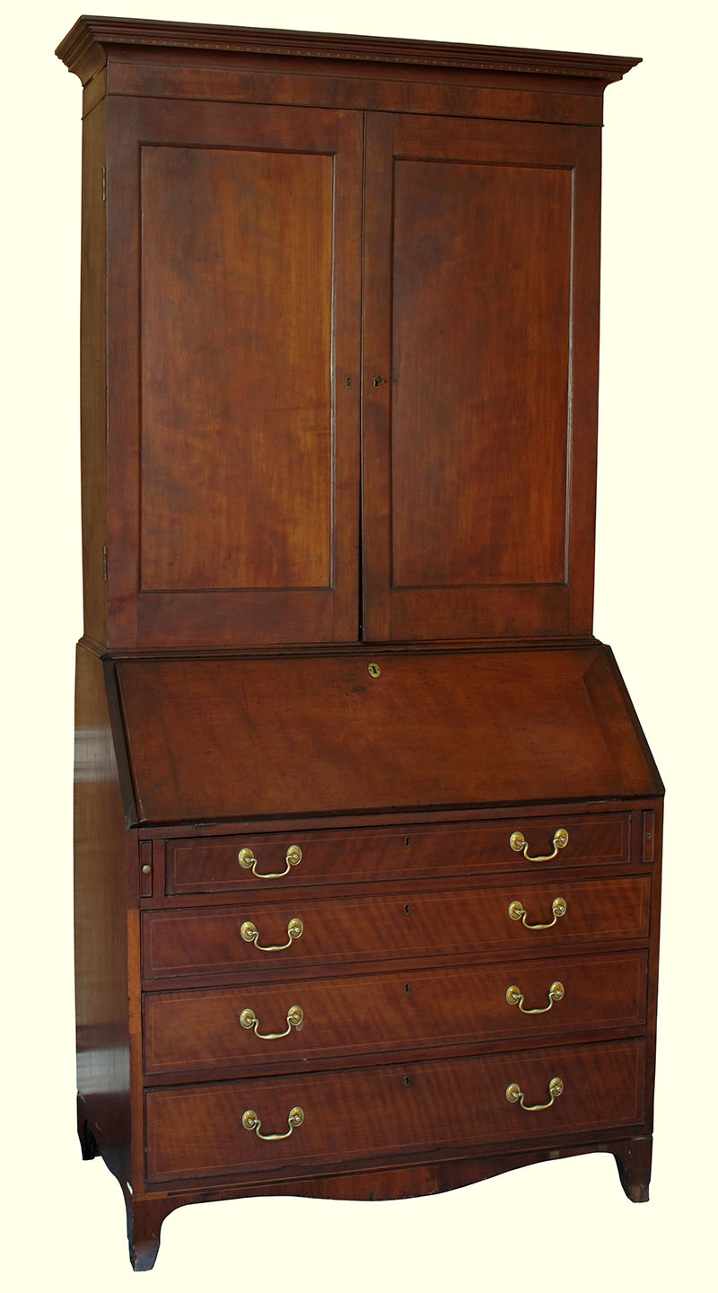 Desk and bookcase Desk and bookcase, c. 1800, Frankfort or Lexington, KY, Liberty Hall Historic Site