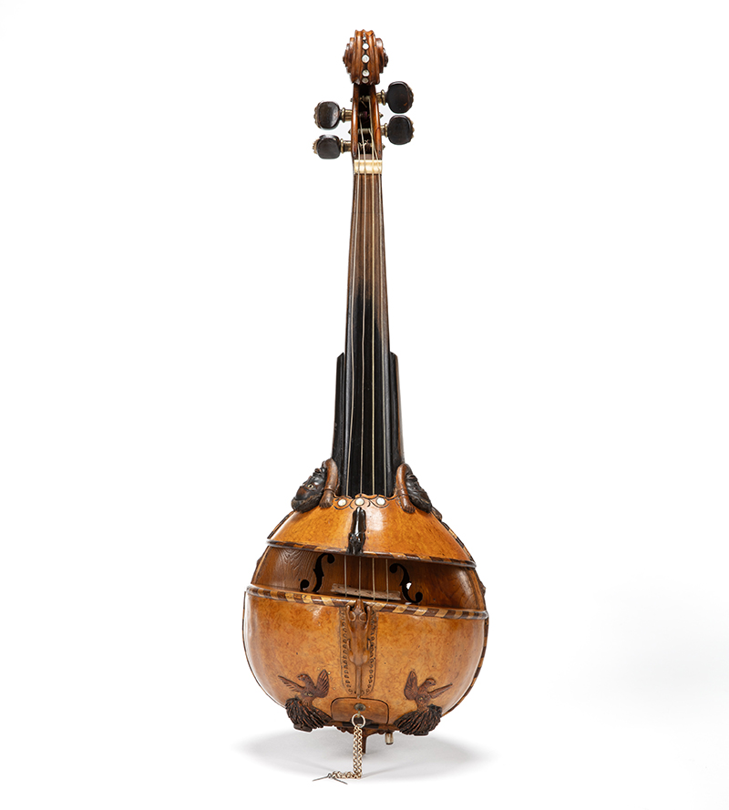 Gourd Fiddle Gourd Fiddle, James Russell Cluxtonj, c. 1860, Sardinia, OH, National Music Museum