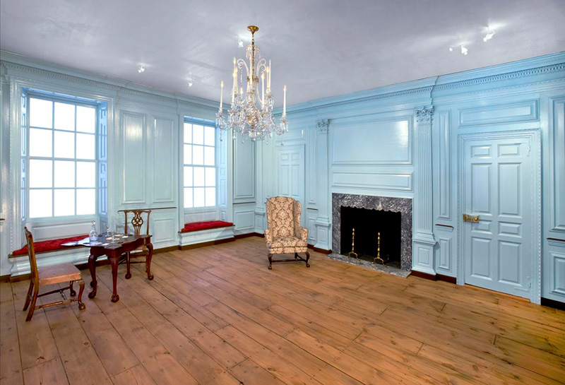 Hall from the Robert Hooper House, Danvers, Massachusetts Hall from the Robert Hooper House, Danvers, Massachusetts, c. 1754, Danvers, Essex County, MA, Nelson-Atkins Museum of Art