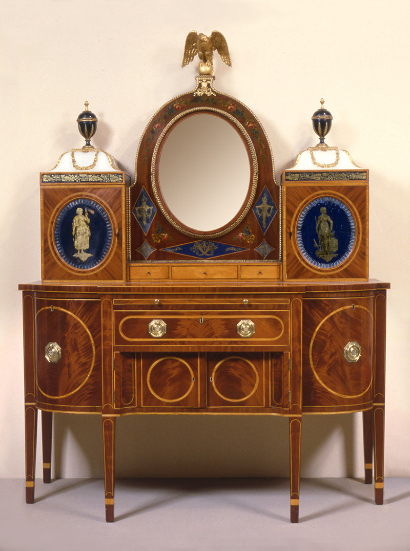 Lady’s Cabinet Dressing Table Lady’s Cabinet Dressing Table, Attributed to William Camp (fl. 1801–22), 1800–10, Baltimore, Maryland, Maryland Center for History and Culture