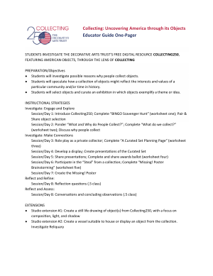 Educator Guide One-Pager