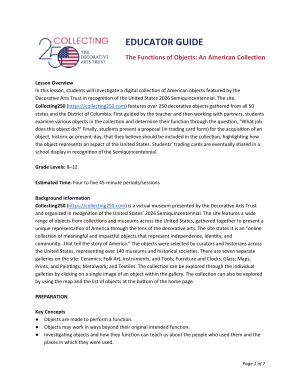 Educator Guide Including Worksheets and Handouts