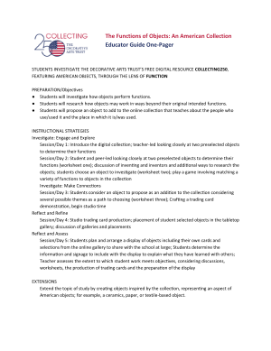 Educator Guide One-Pager