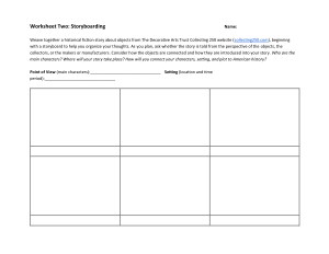 story-worksheet-two Worksheet Two: Storyboarding